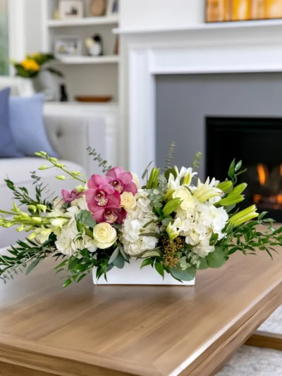 White centerpiece