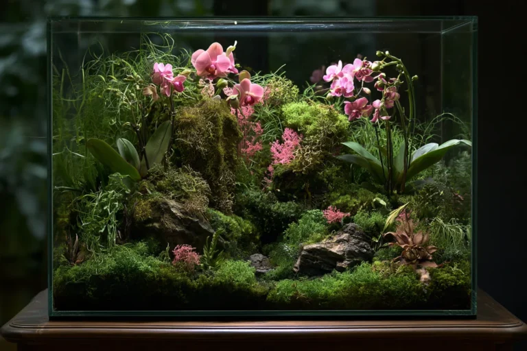 Tiny Glass Worlds: Creating Orchid Terrariums Filled with Moss and Light