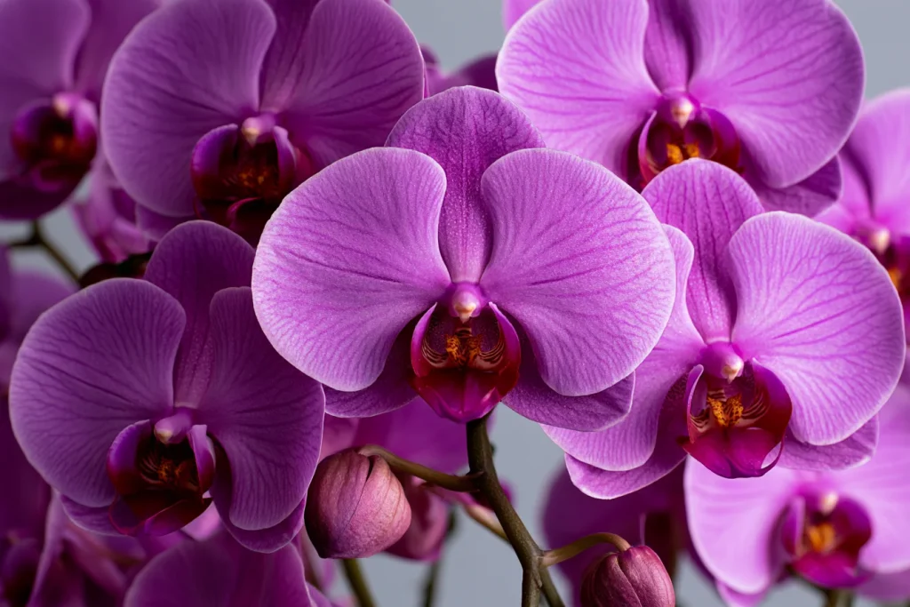 Purple Orchids Dignity, Wisdom, and Achievement