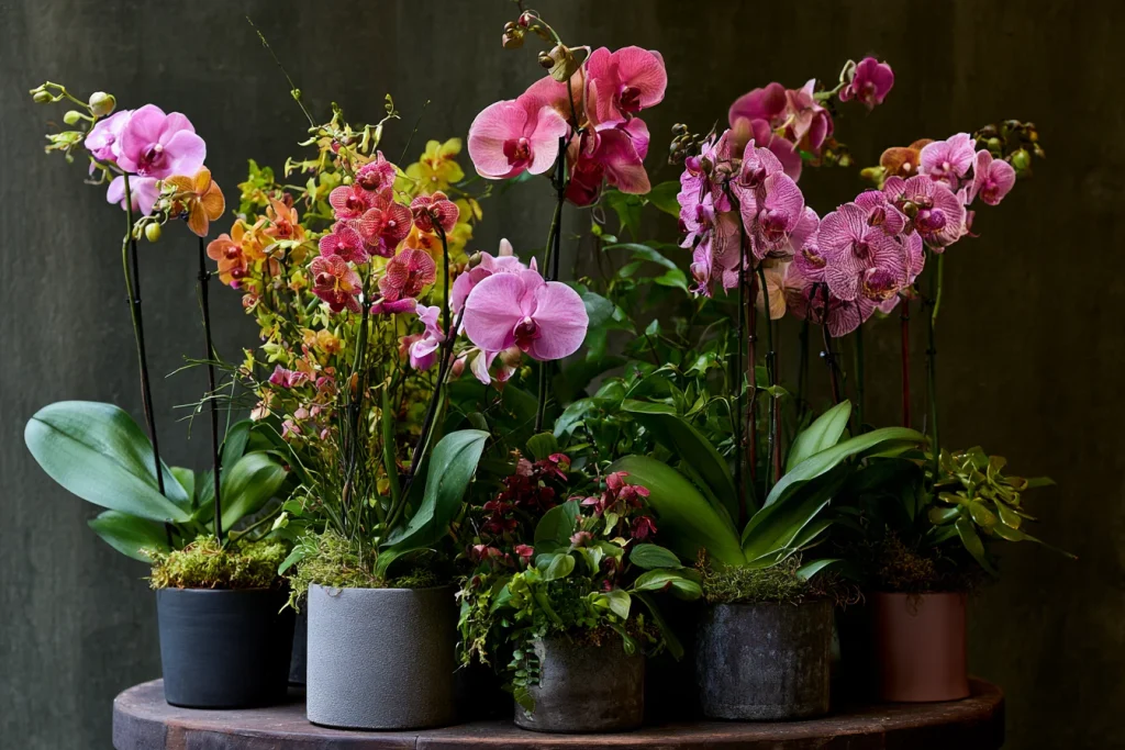 Watering Orchids in Decorative Arrangements: From Single Pots to Hidden Roots